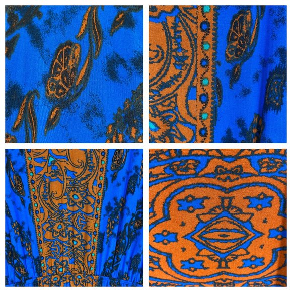 FLYING TOMATO Mixed Print Bohemian Dress - Picture 10 of 16